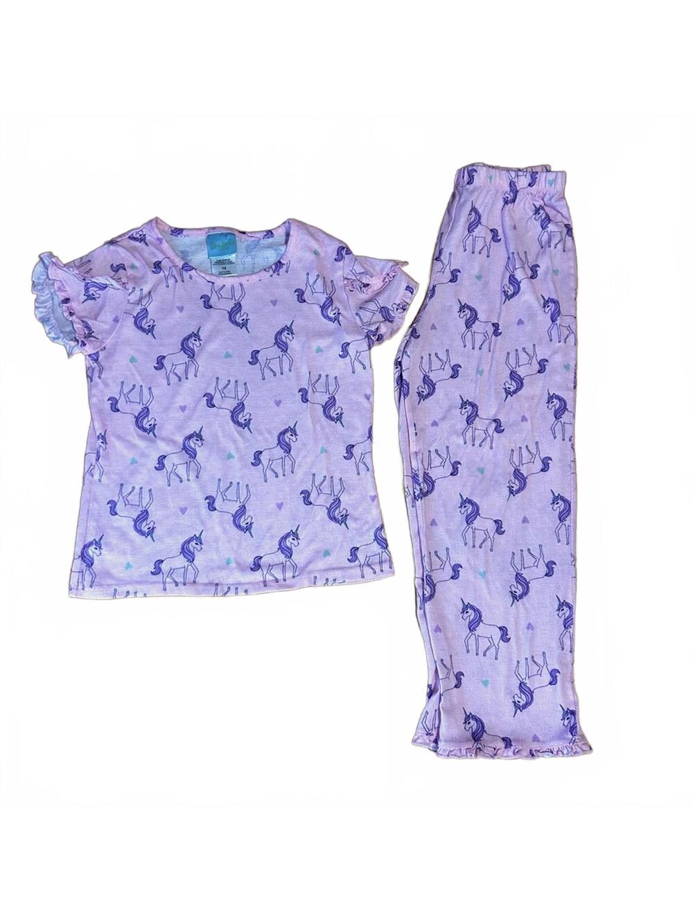 Bed Head Girl’s Pink Purple Unicorn PJ’s | Size 10